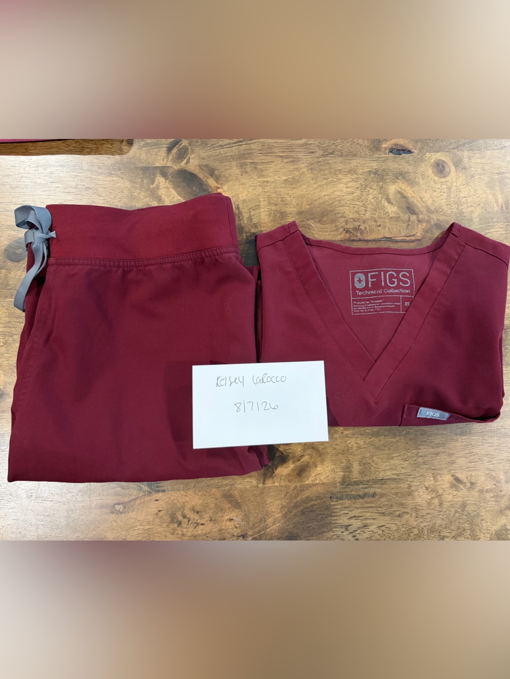 FIGS Burgundy Livingston & Catarina